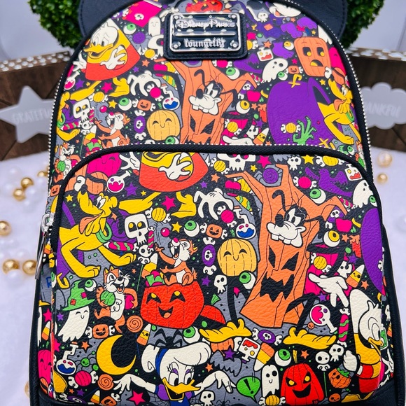 Halloween Disney Loungefly Mini Backpack - Picture 9 of 12